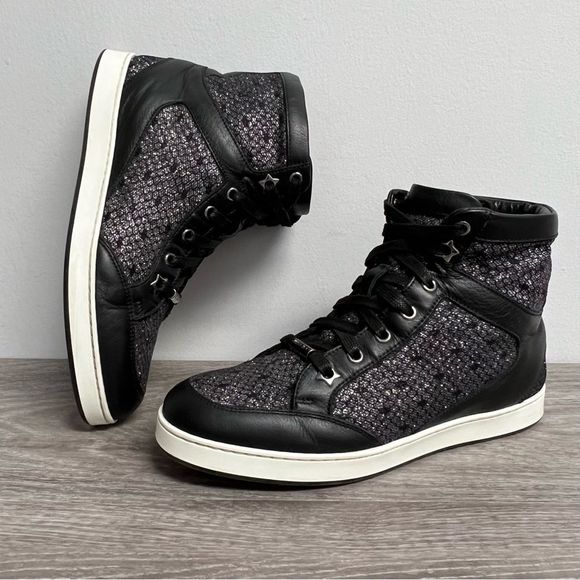Jimmy Choo Shoes - Authentic JIMMY CHOO Tokyo High Tops Sneakers Size 36
